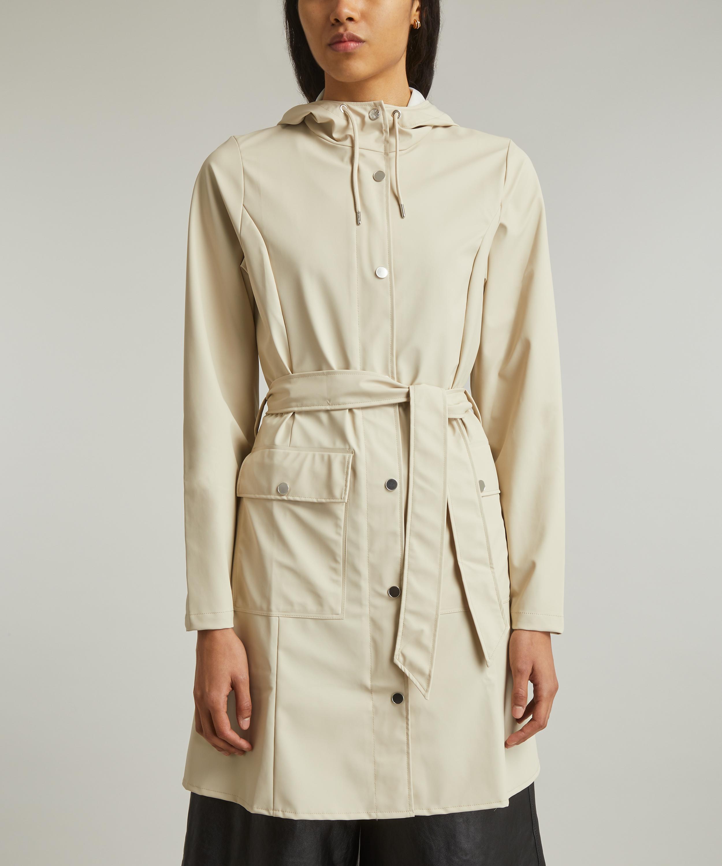 Rains curve jacket beige online