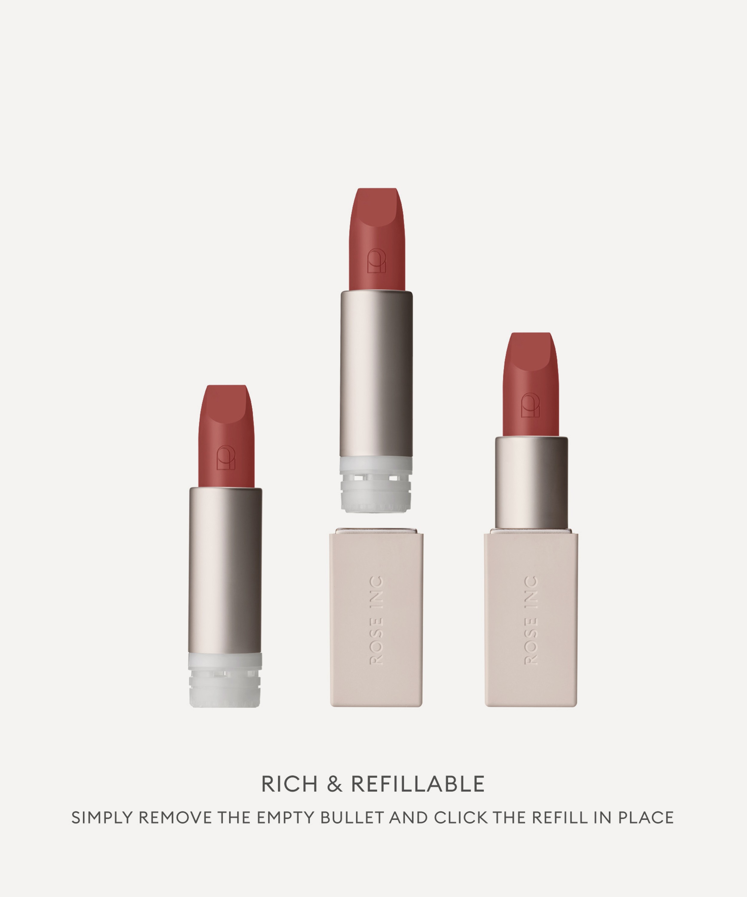 Rose Inc - Satin Lip Colour Rich Lipstick Refill 4g image number 0