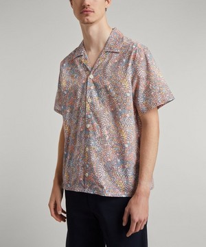 Liberty - Carnaby Patchwork Cotton Cuban Collar Casual Shirt image number 1