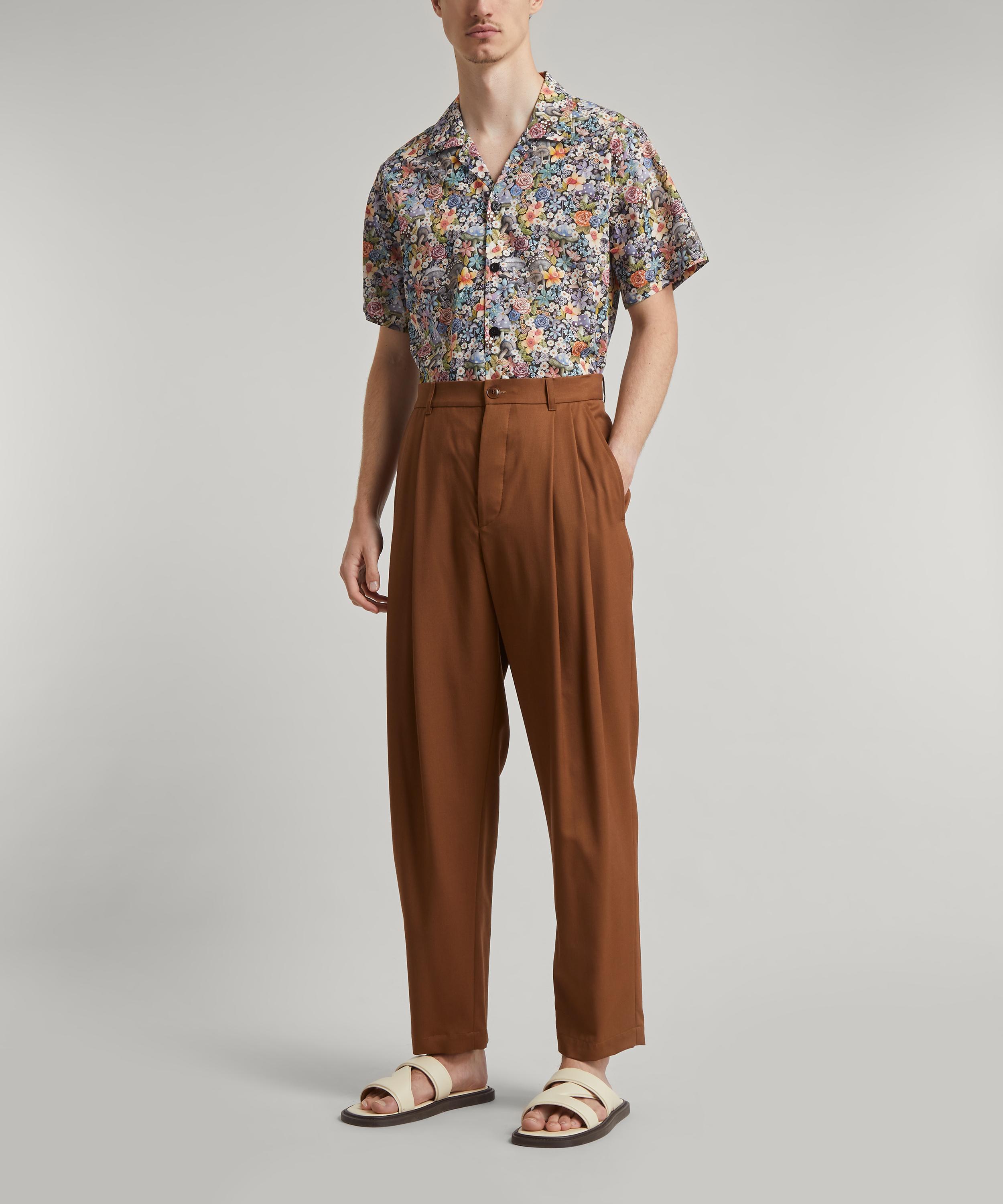 Liberty - Curious Land Cotton Cuban Collar Casual Shirt image number 2