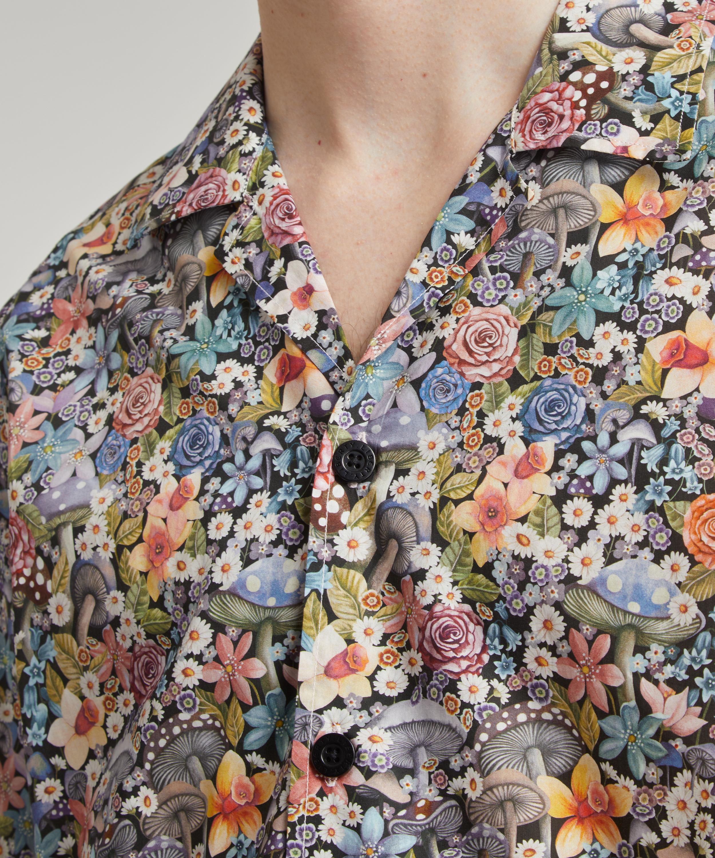 Liberty - Curious Land Cotton Cuban Collar Casual Shirt image number 4