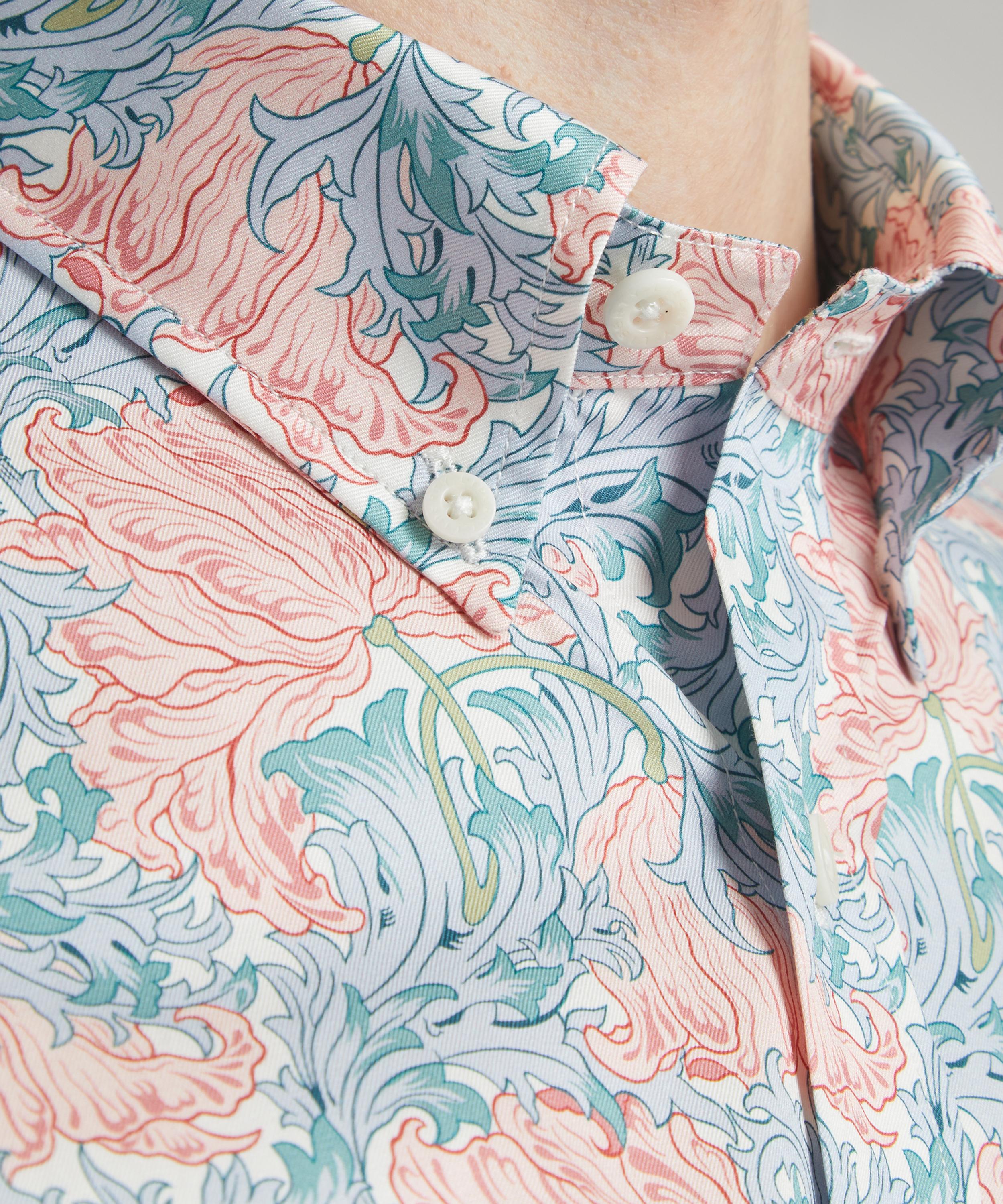 Liberty - Laura's Reverie Cotton Twill Casual Button-Down Shirt image number 4