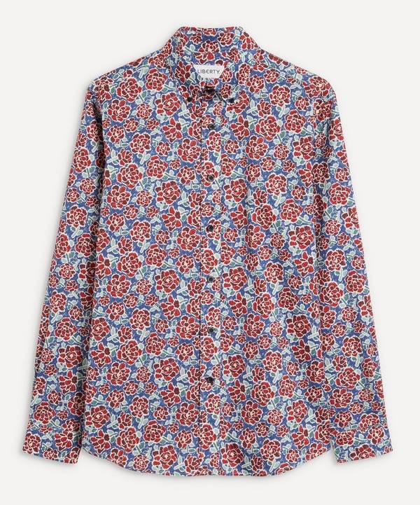 Liberty - Charleston Posy Cotton Twill Casual Button-Down Shirt image number 0
