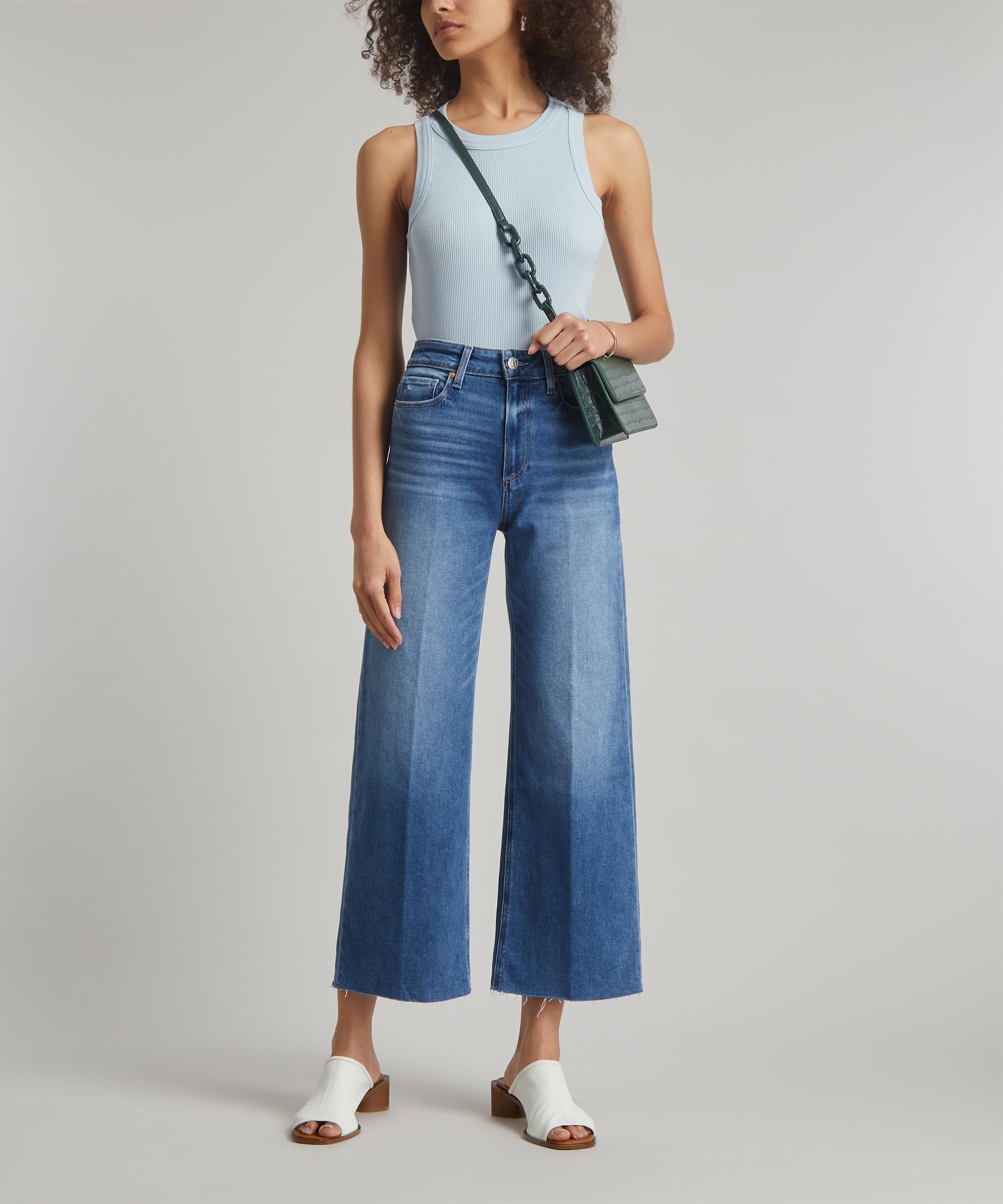 PAIGE Anessa Wide Leg Jeans