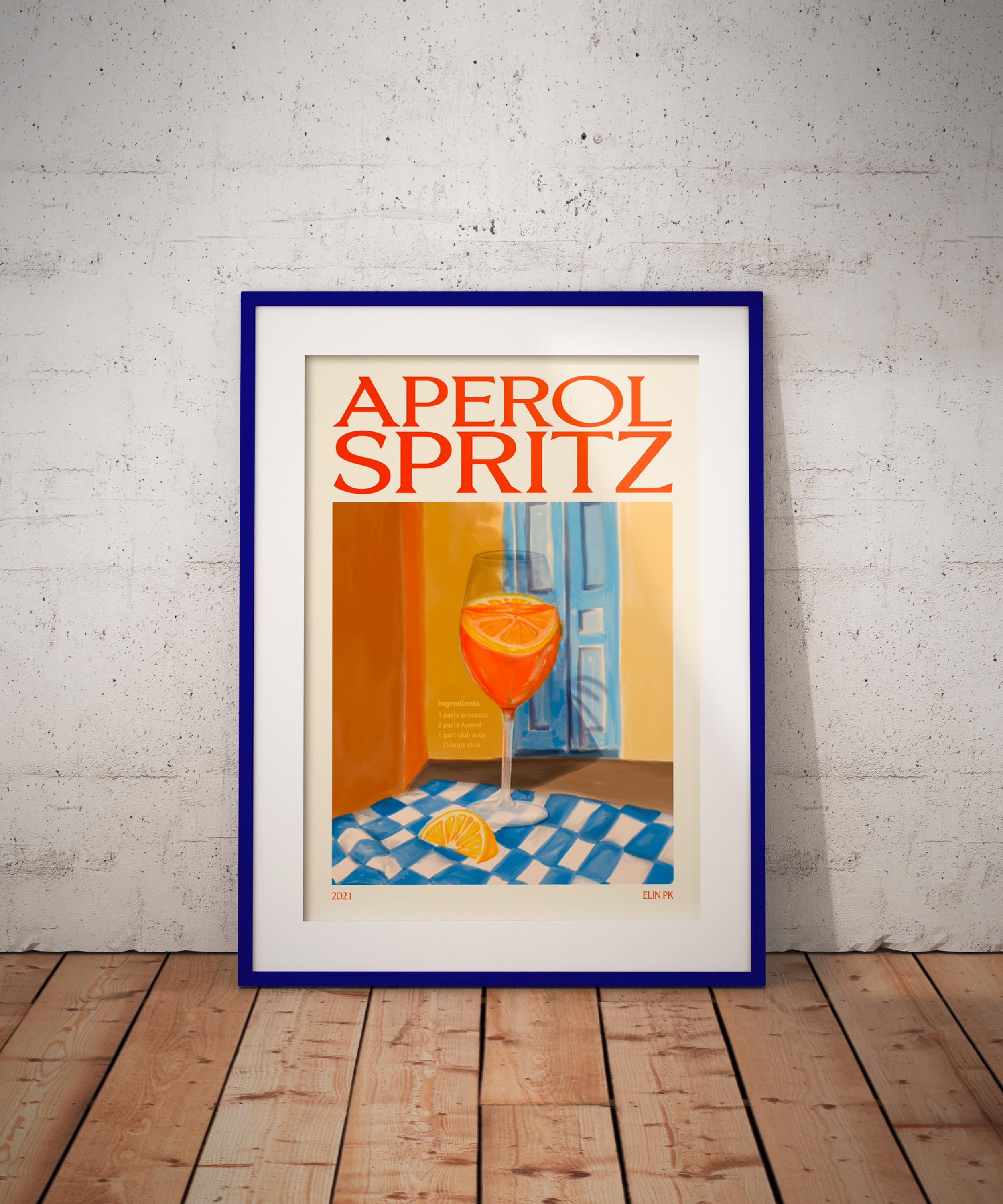 Elin PK - Aperol Spritz Unframed Print 50x70 image number 1