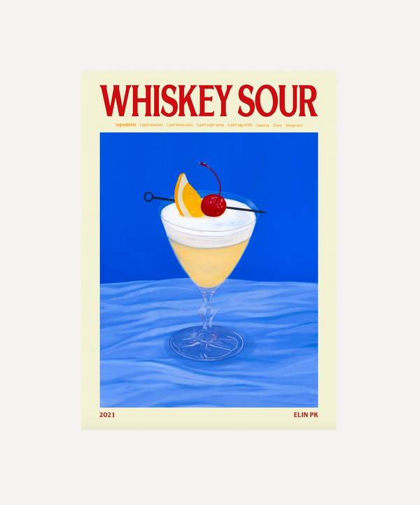 Elin PK - Whiskey Sour Unframed Print 50x70