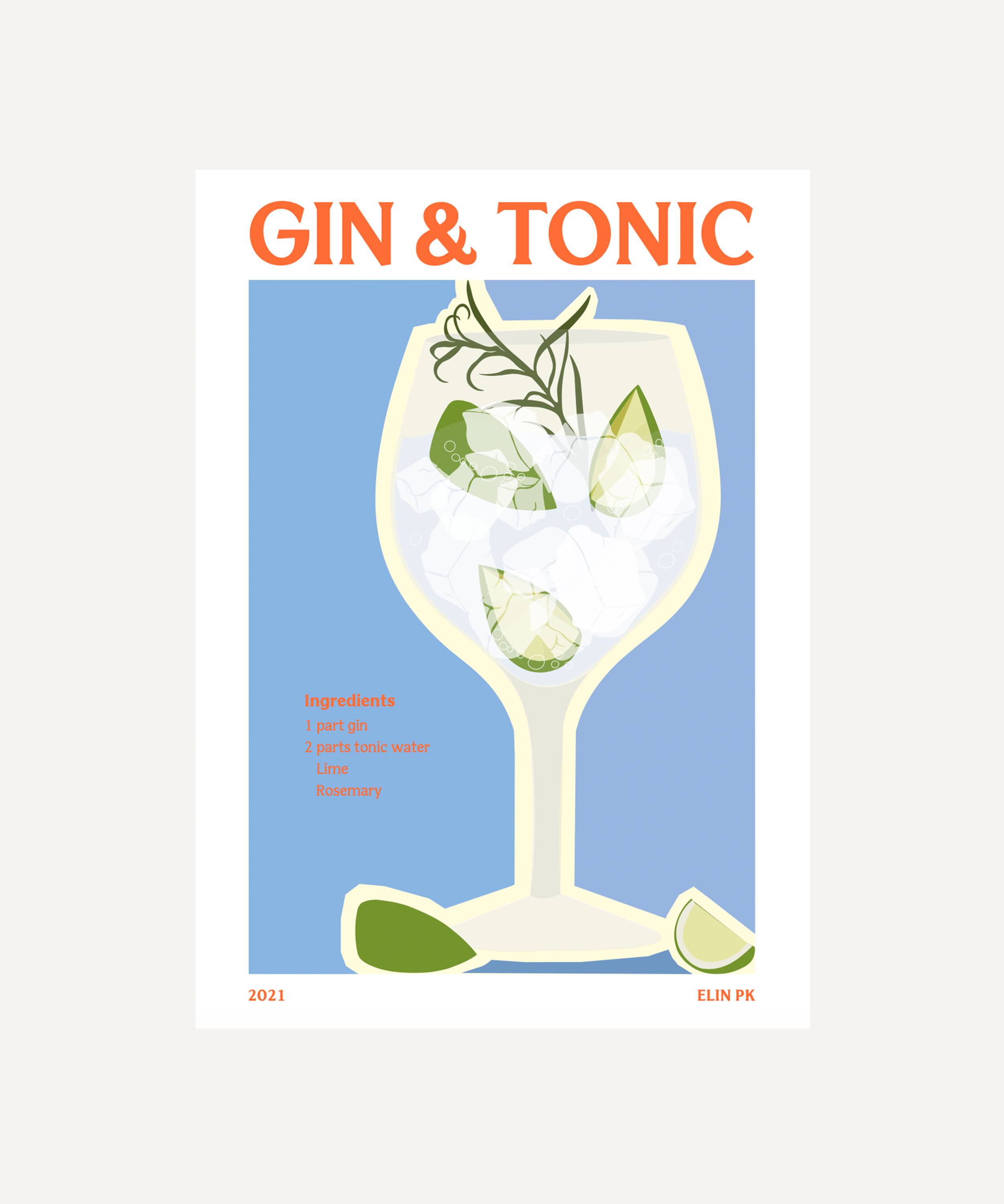 Elin PK Gin & Unframed Print 50x70 | Liberty