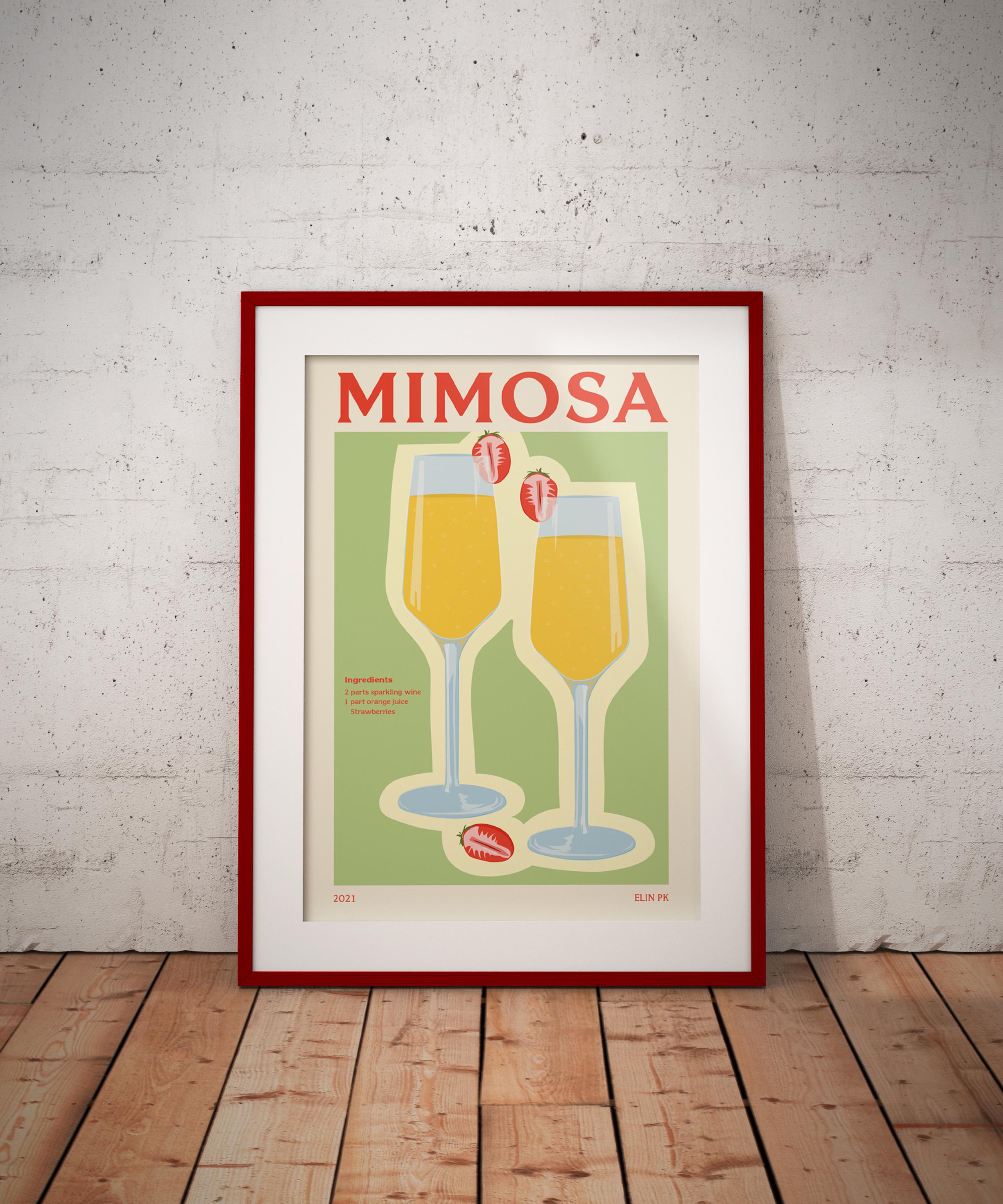 Elin PK - Mimosa Unframed Print 50x70 image number 1