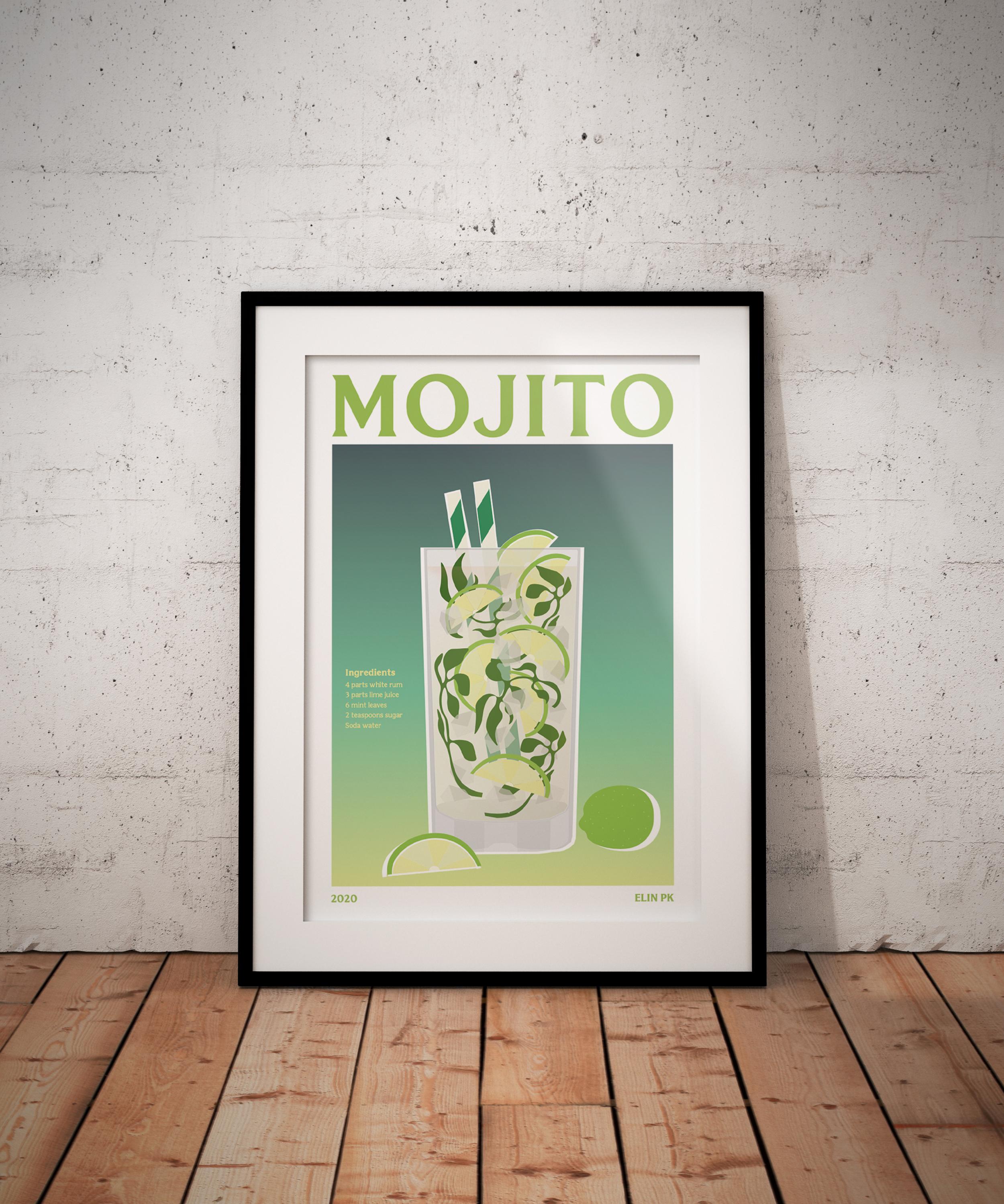 Elin PK - Mojito Unframed Print 50x70 image number 1