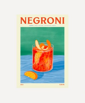 Negroni Unframed Print 50x70