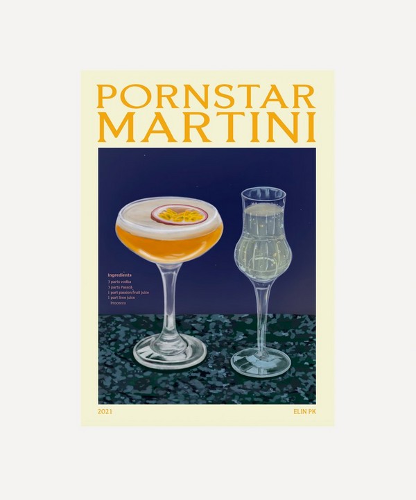 Elin PK - Pornstar Martini Unframed Print 50x70 image number null