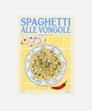 Elin PK - Spaghetti Alle Vongole Unframed Print 50x70 image number 0