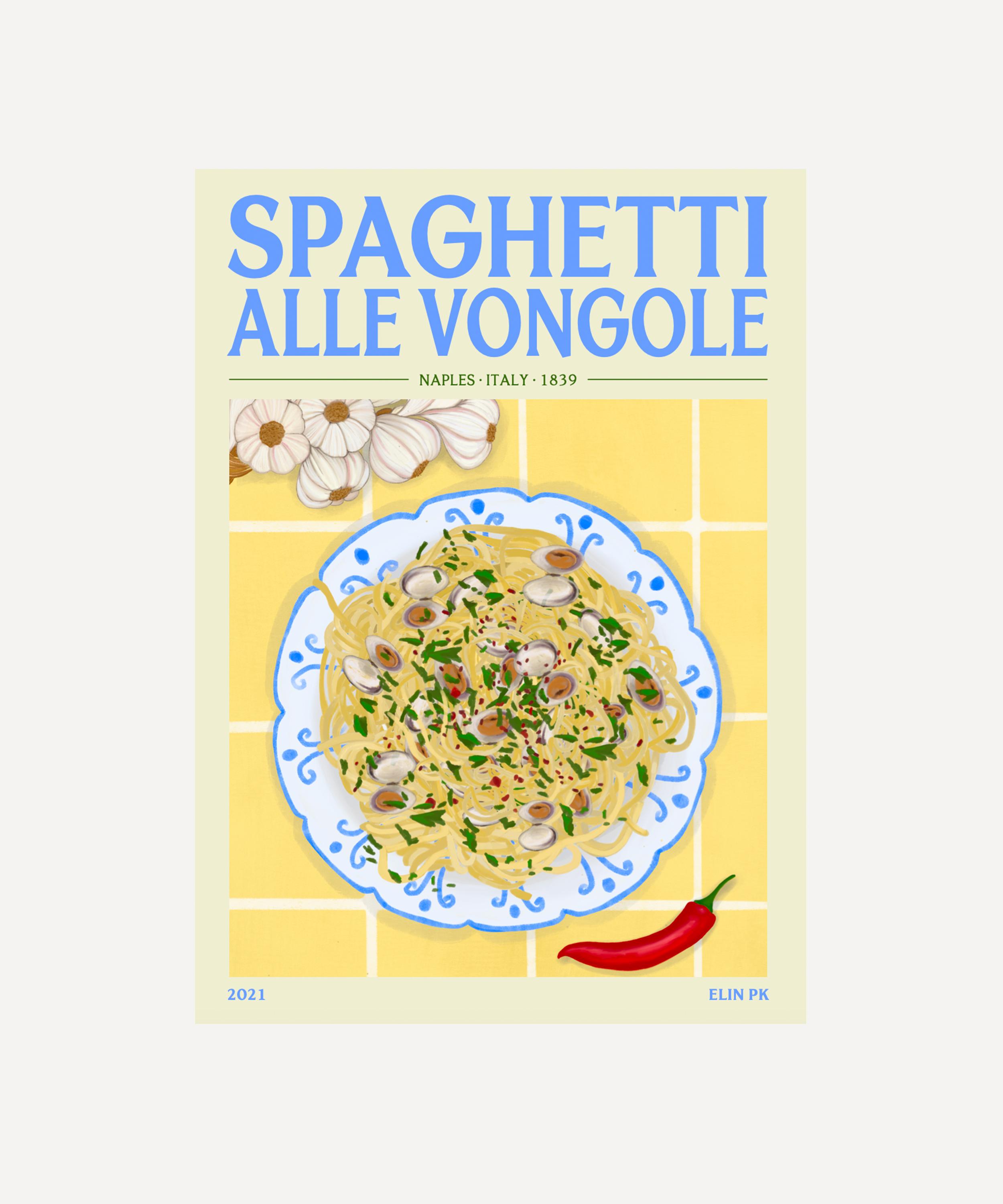 Elin PK - Spaghetti Alle Vongole Unframed Print 50x70 image number 0