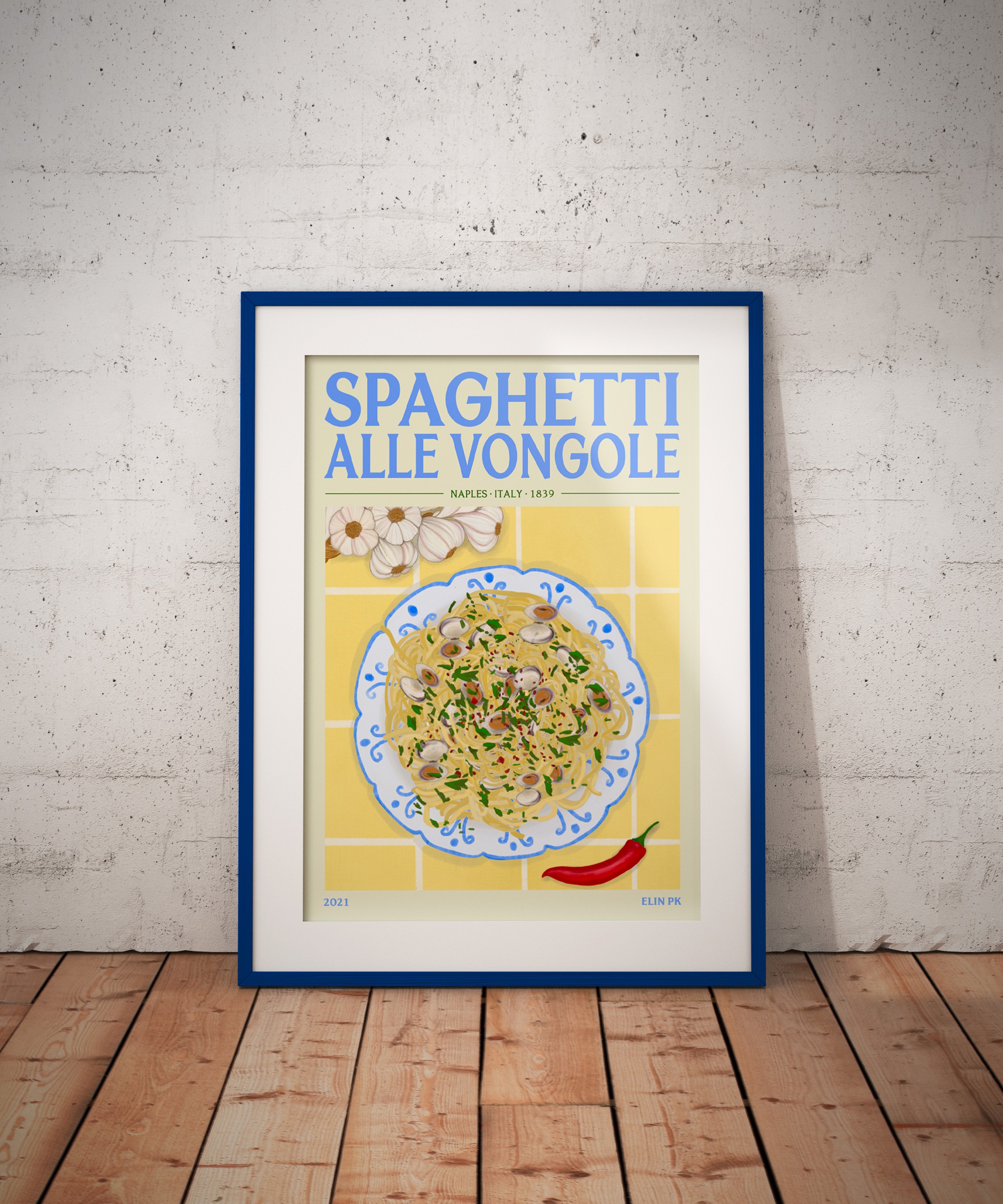 Pasta type with name poster of Italian macaroni