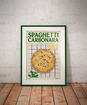 Elin PK - Spaghetti Carbonara Unframed Print 50x70 image number 1