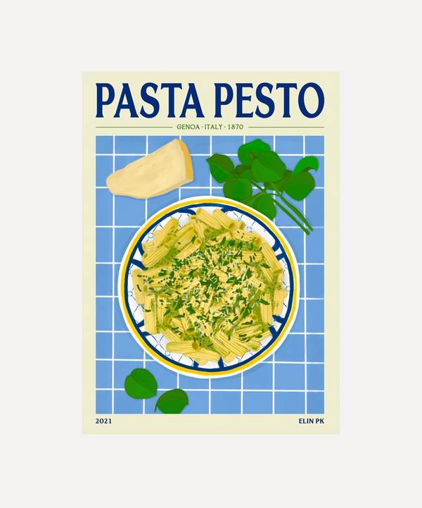 Elin PK - Pasta Pesto Unframed Print 50x70