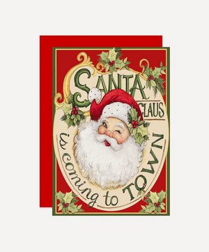 Unspecified - Santa Claus Is Coming to Town Christmas Cards Box of Six image number 1