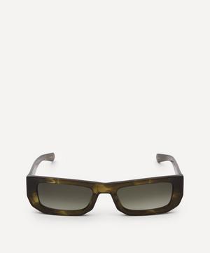 Flatlist - Brick Top Olive Horn Sunglasses image number 0
