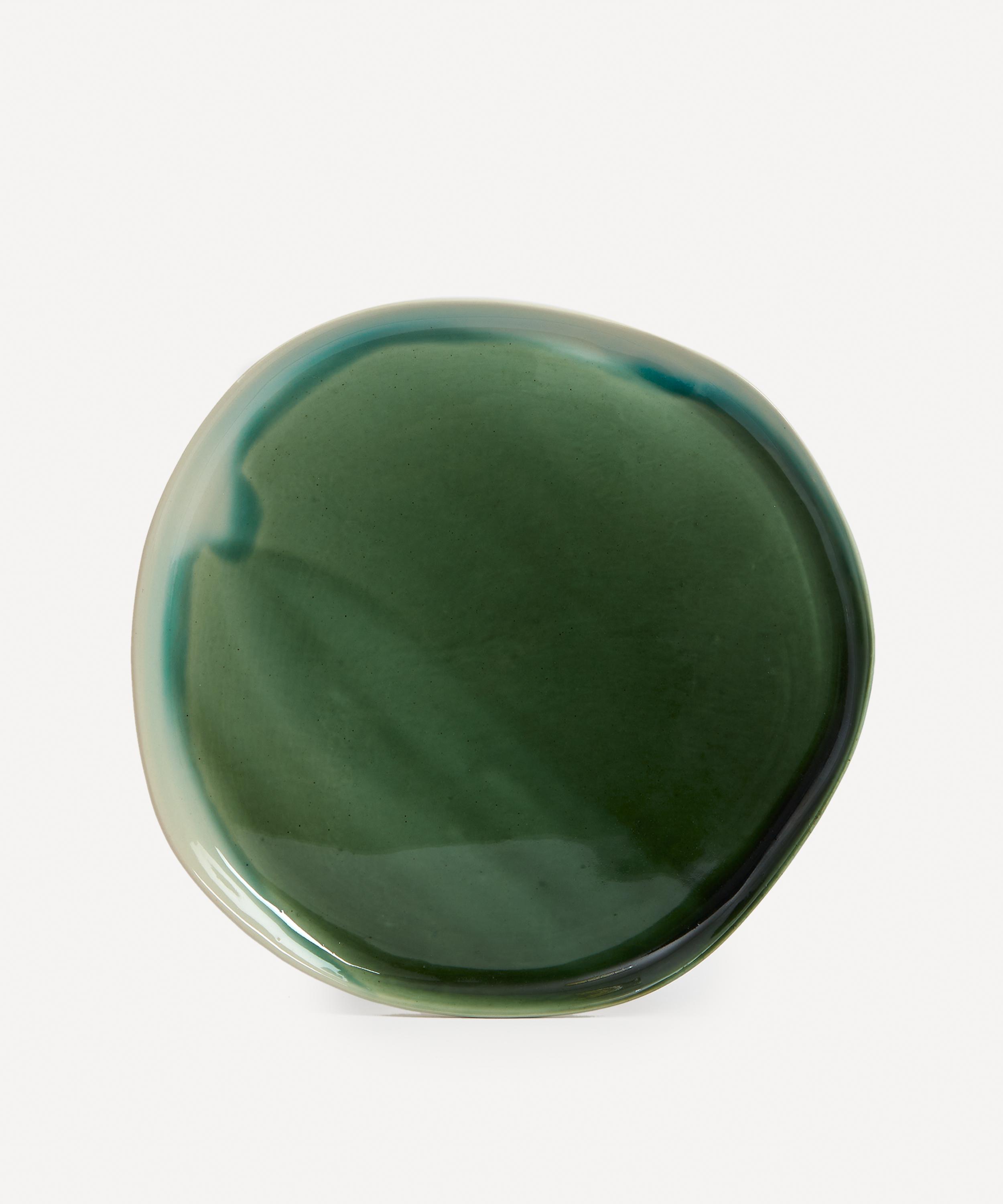 Pottery & Poetry - Painted Porcelain Dinner Plate image number 0