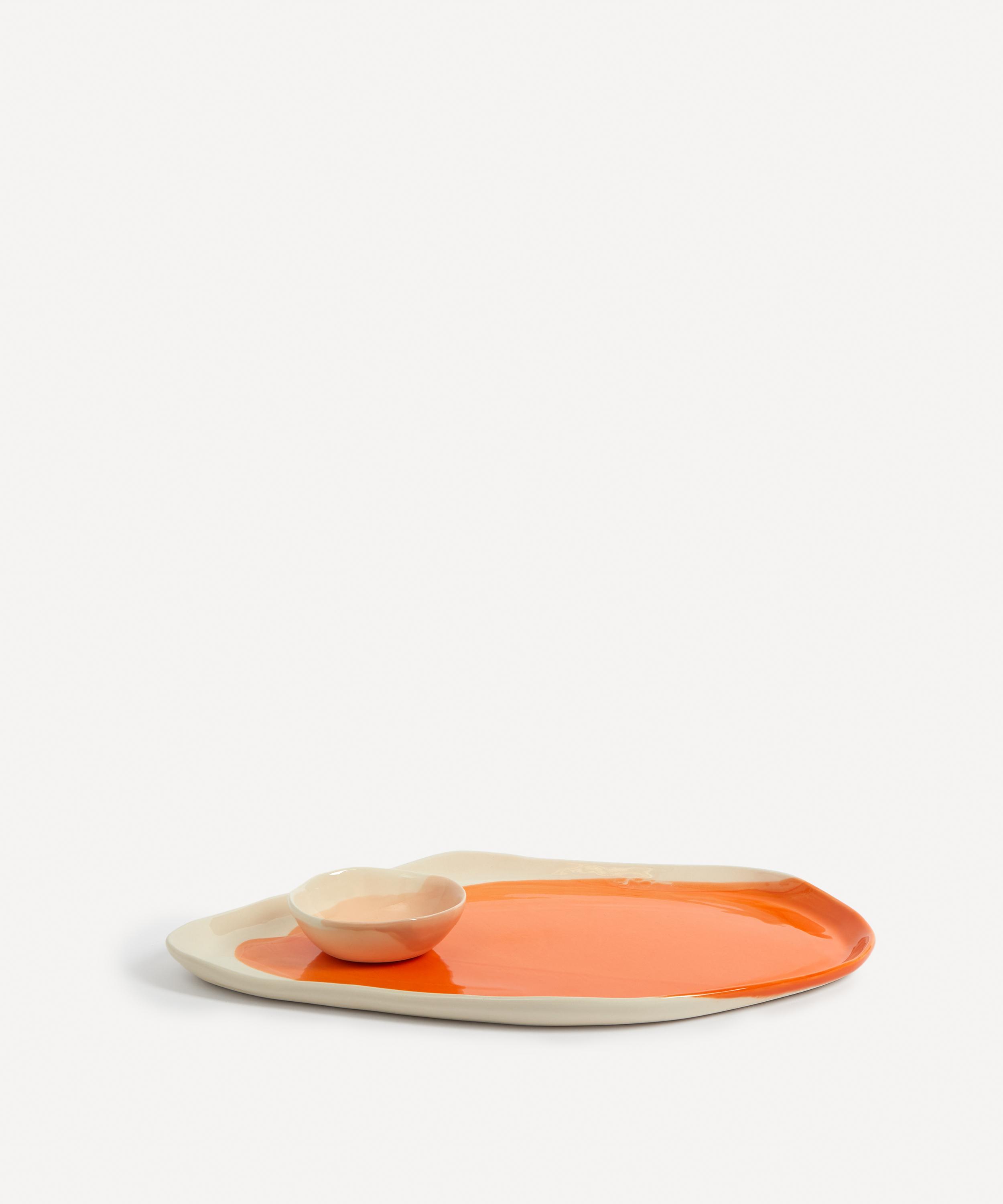 Pottery & Poetry - Long Porcelain Serving Tray image number 0