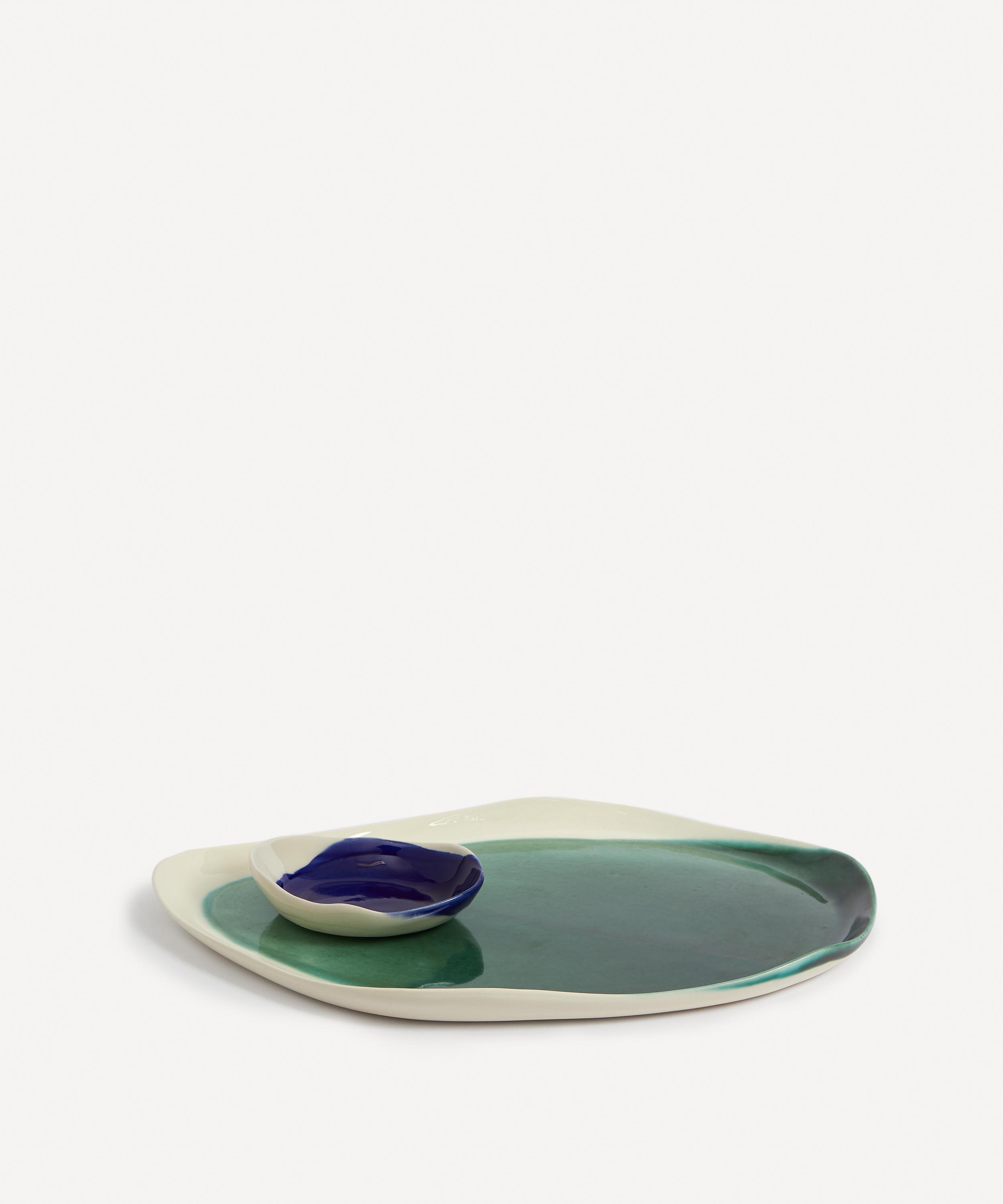 Pottery & Poetry - Long Porcelain Serving Tray image number 0
