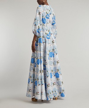 Bernadette - Maddie Floral-Print Taffeta Dress image number 3
