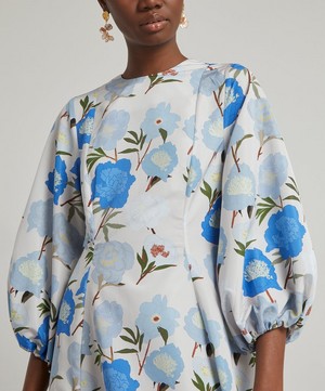 Bernadette - Maddie Floral-Print Taffeta Dress image number 4