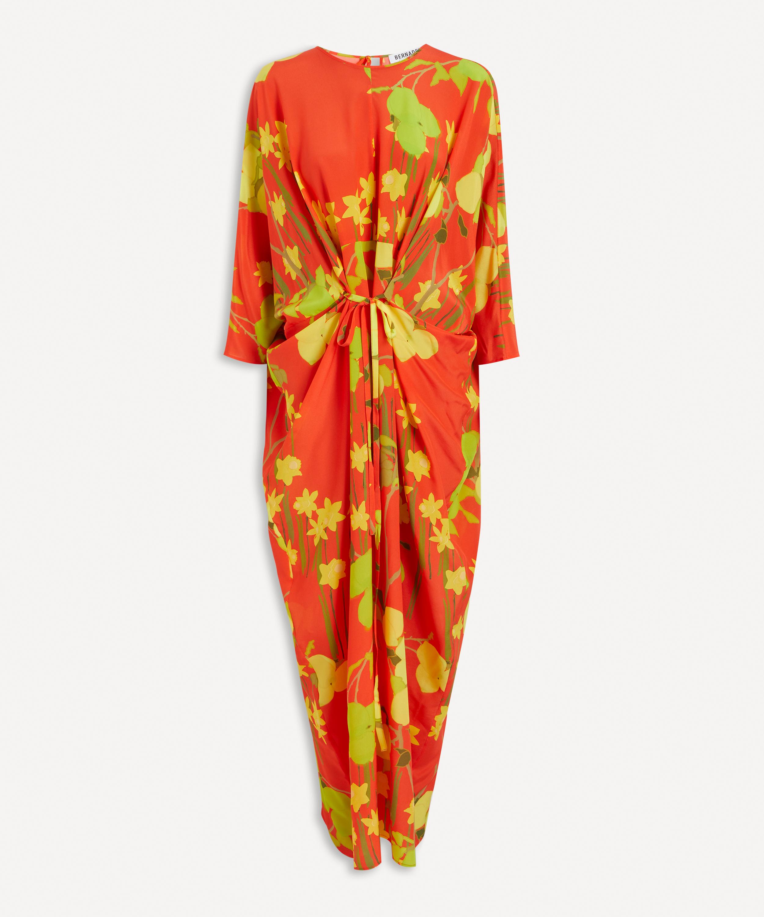 Bernadette - Vivian Citrus Printed Maxi-Dress image number 0