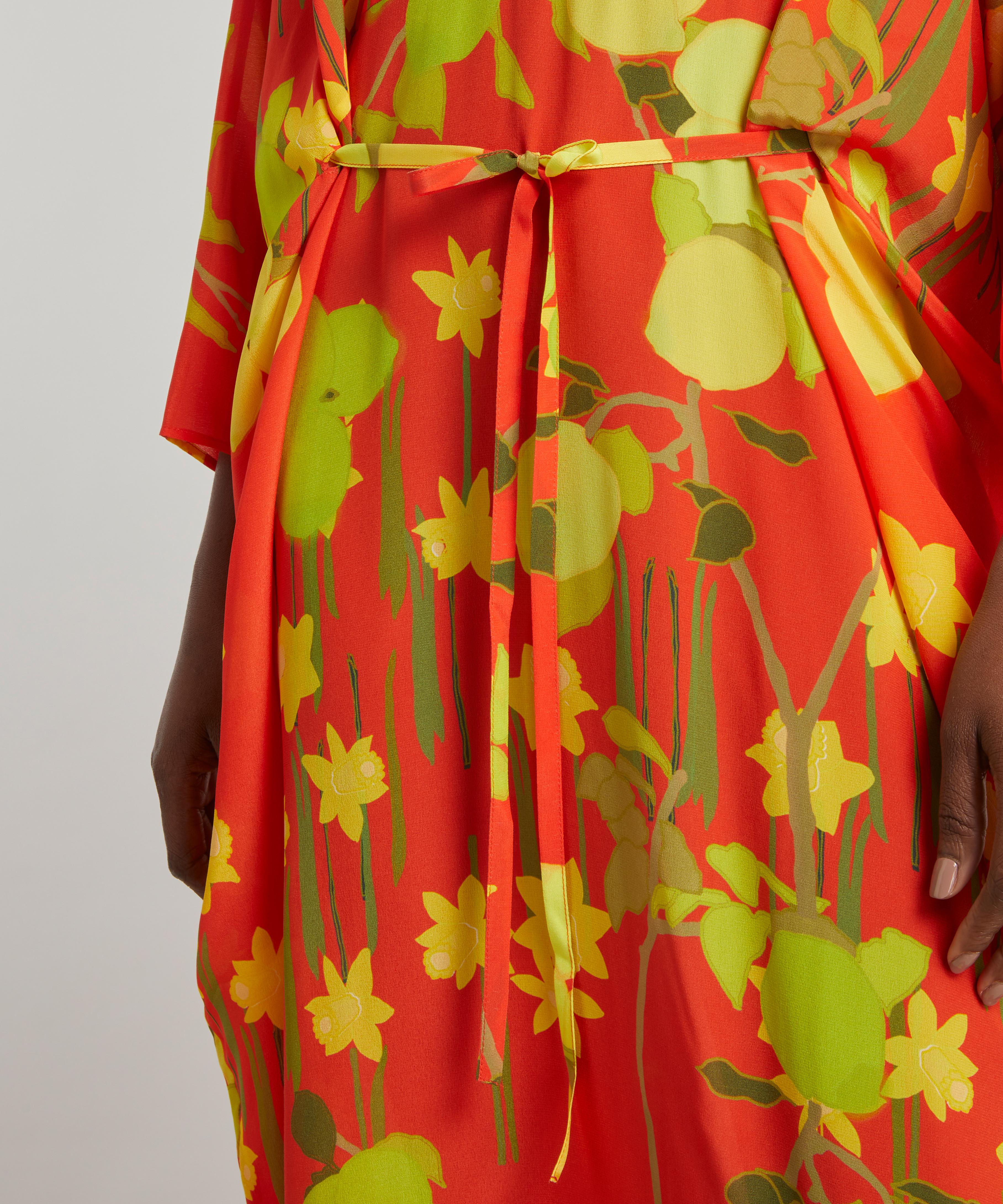 Bernadette - Vivian Citrus Printed Maxi-Dress image number 4