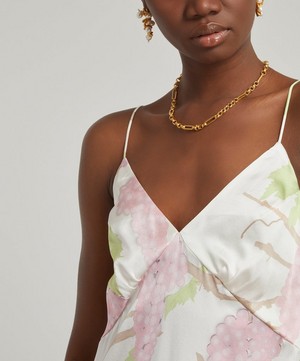 Bernadette - Jeanine Floral-Print Silk Slip Dress image number 4