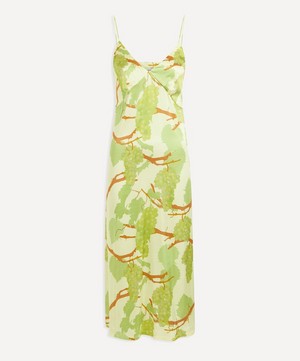 Bernadette - Jeanine Floral-Print Silk Slip Dress image number 0
