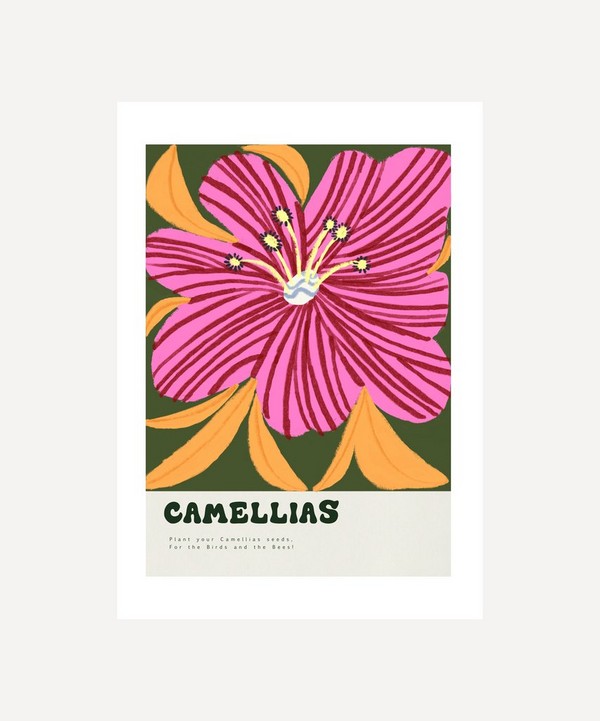 Amyisla McCombie - Camellias Unframed A3 Print image number null