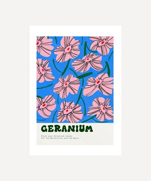Amyisla McCombie - Geranium Unframed A3 Print image number 0