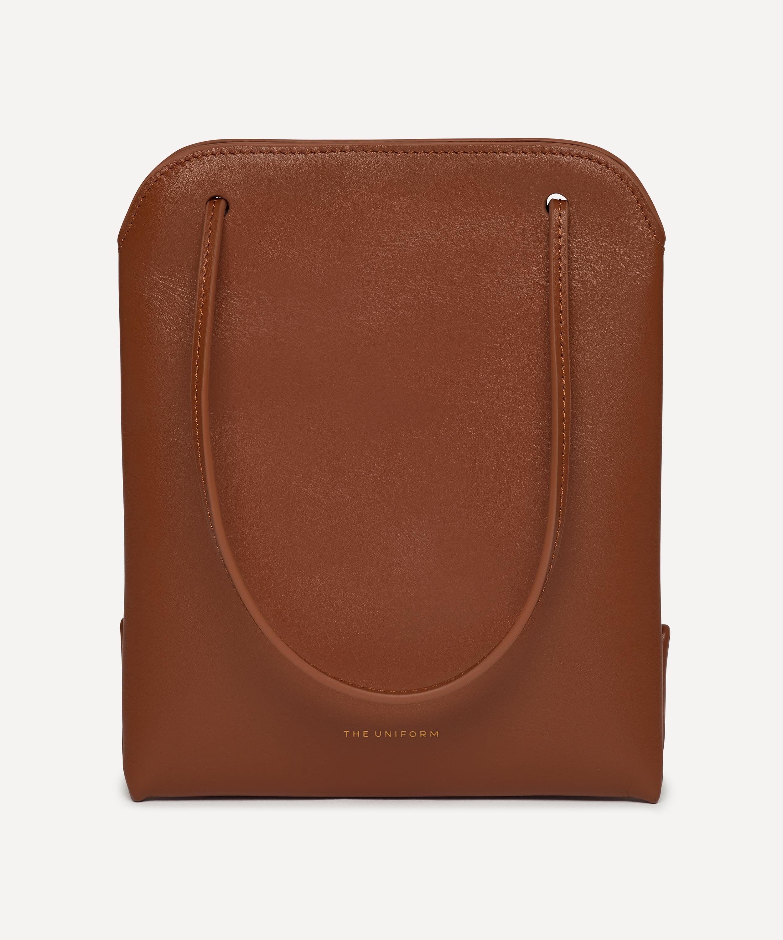 THE UNIFORM - The Paper Cocoa Leather Shoulder Bag image number 0