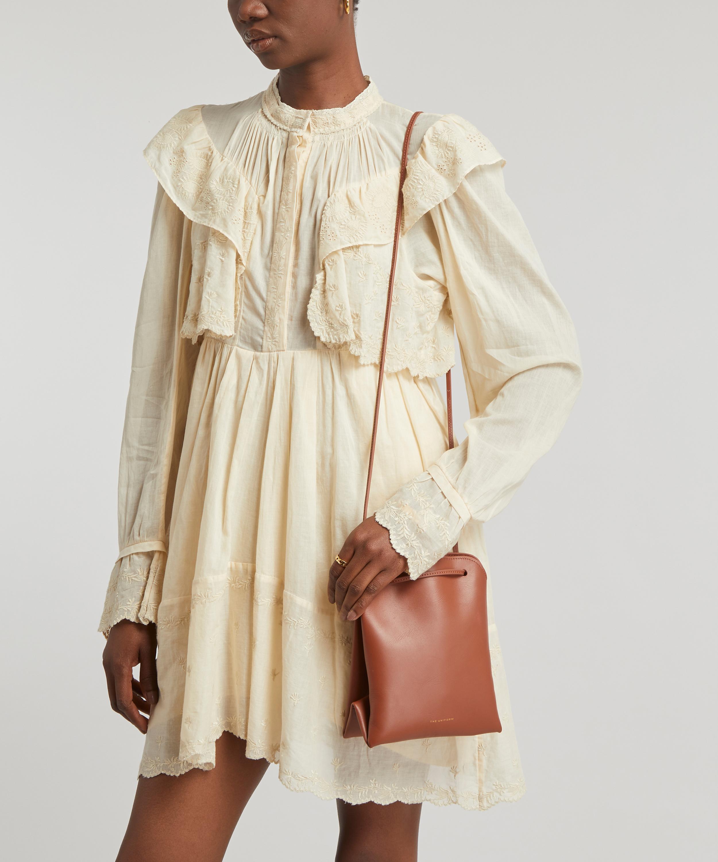 THE UNIFORM - The Paper Cocoa Leather Shoulder Bag image number 1
