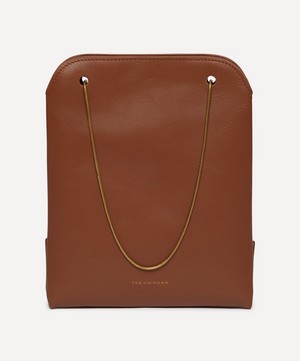 THE UNIFORM - The Paper Cocoa Leather Shoulder Bag image number 3