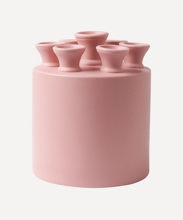 Heinen Delfts Blauw - KLEI Cylinder Tulip Vase Pink image number null