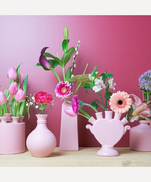 Heinen Delfts Blauw - KLEI Cylinder Tulip Vase Pink image number 1