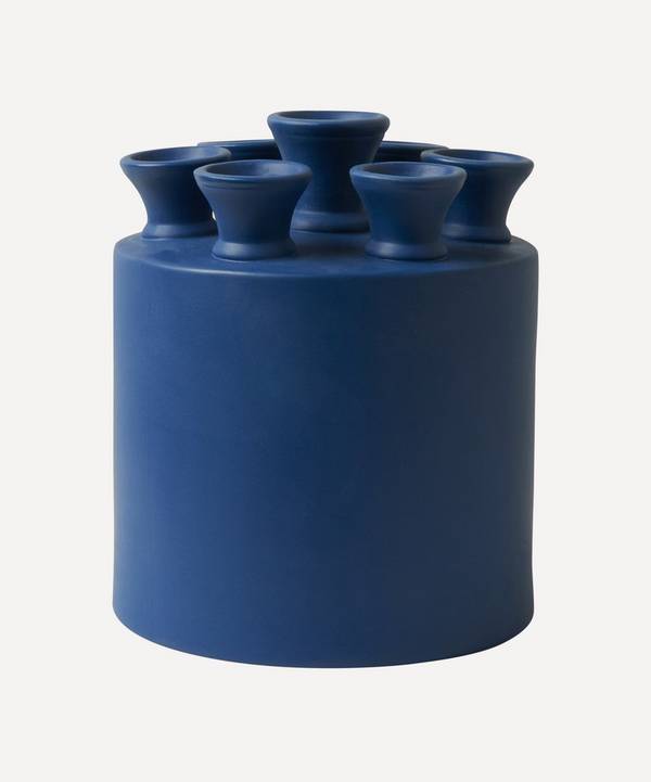 Heinen Delfts Blauw - KLEI Cylinder Tulip Vase Blue
