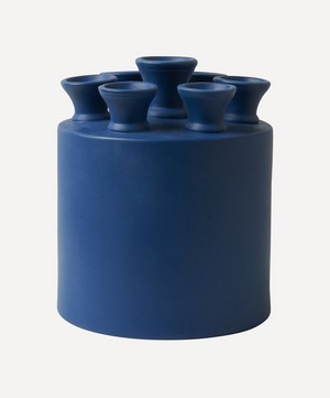 Heinen Delfts Blauw - KLEI Cylinder Tulip Vase Blue image number 0