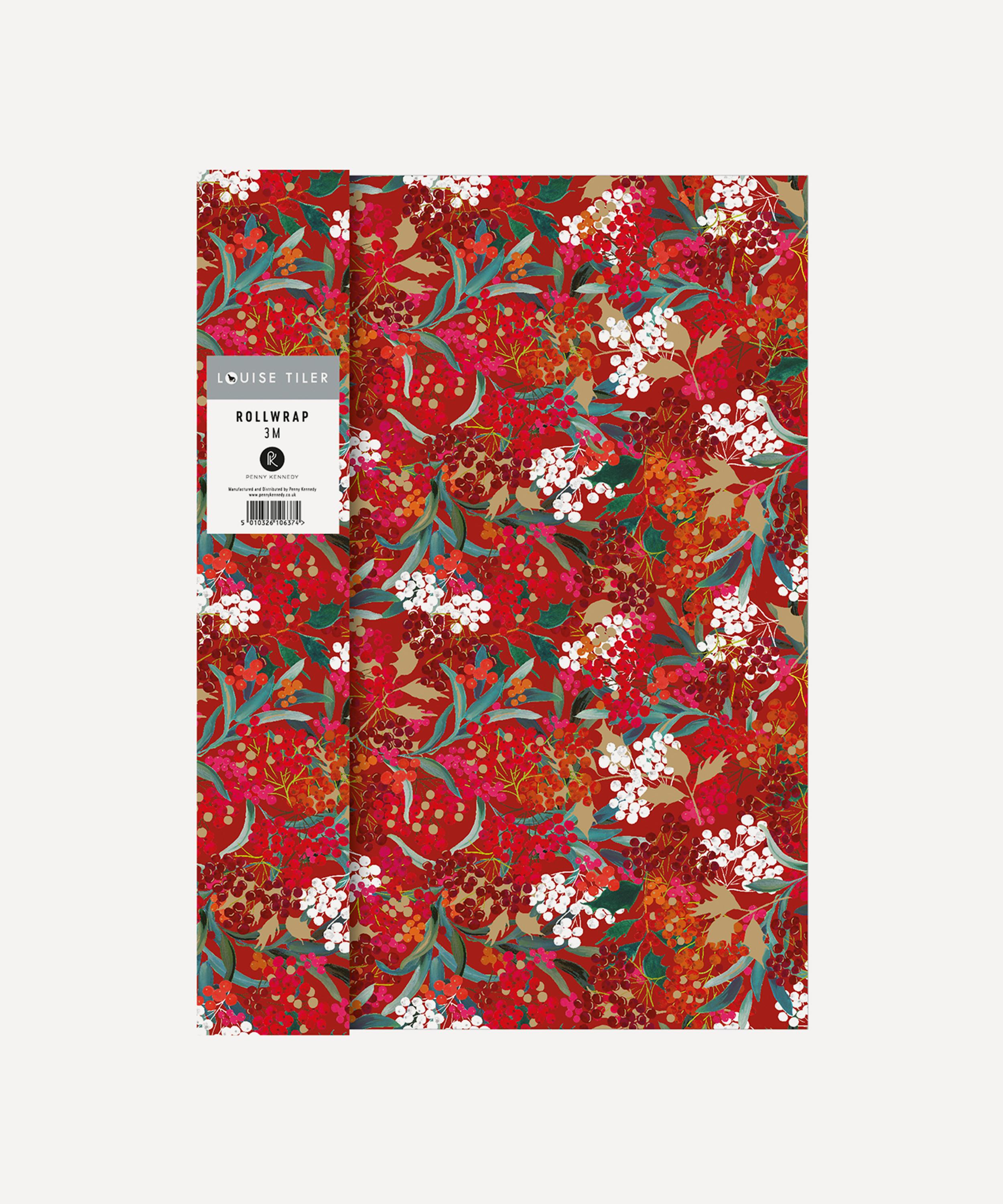 Christmas - Colourful Berries Gift Wrap Roll image number 0