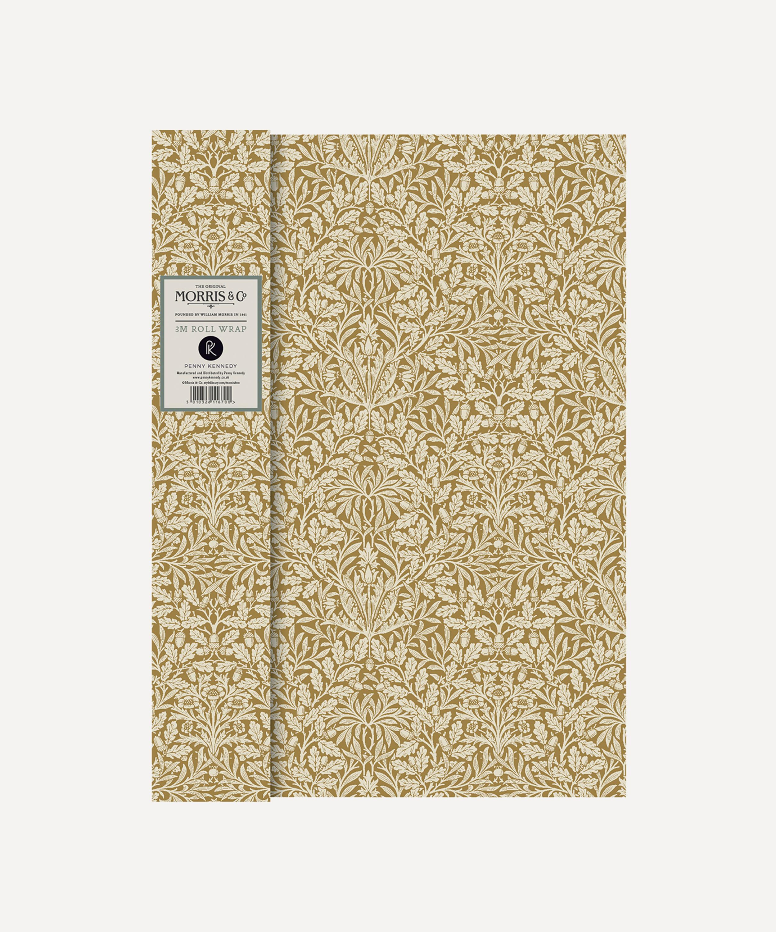 Christmas - Gold Acorn Gift Wrap Roll image number 0