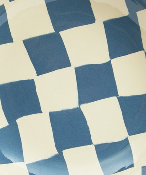 Henry Holland Studio - Blue and White Checkerboard Pasta Bowl image number 3