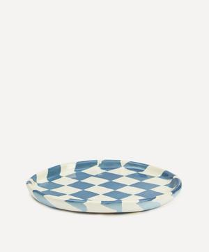 Henry Holland Studio - Blue and White Checkerboard Side Plate image number 1