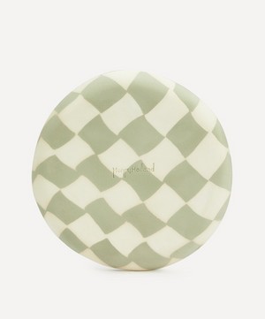 Henry Holland Studio - Green and White Checkerboard Side Plate image number 2