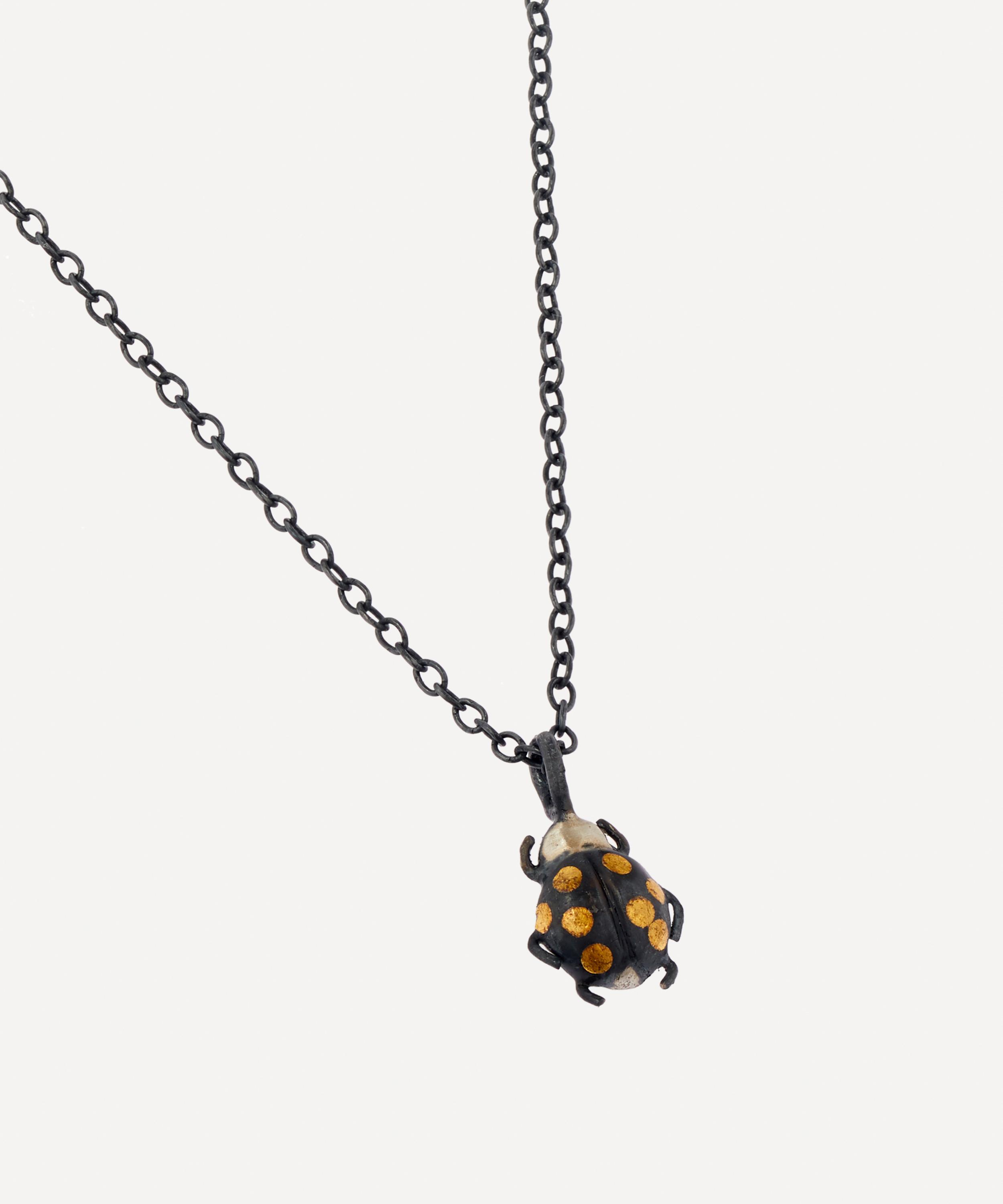 Lady hot sale bug pendant