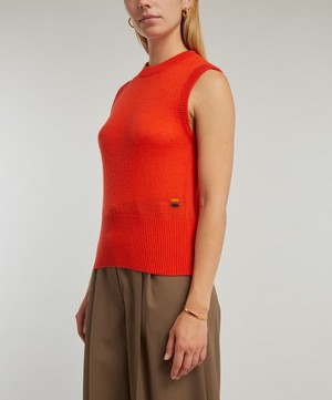 Paul Smith - Knitted Crew-Neck Vest image number 2