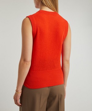 Paul Smith - Knitted Crew-Neck Vest image number 3