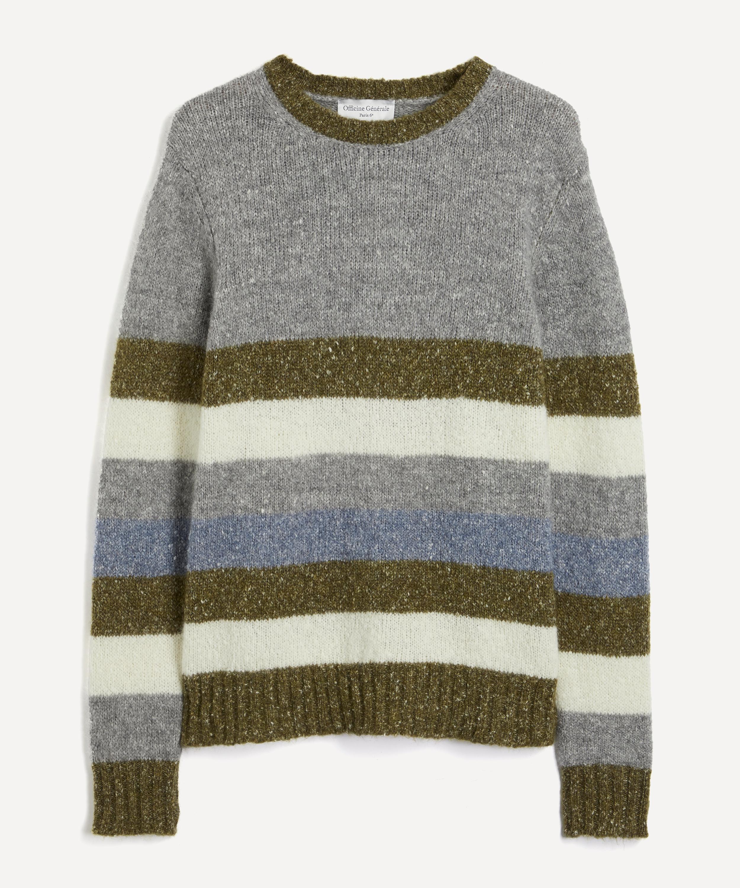 Officine Générale - Marco Striped Jumper image number 0
