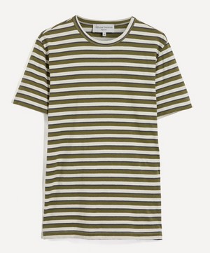 Officine Générale - Striped Short-Sleeve T-Shirt image number 0